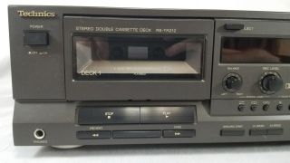 TECHNICS RS - TR212 Stereo Double Cassette Tape Deck Dolby Vintage Japan 2