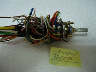 Marantz 4300 Quad Receiver Parting Out Input Selector Switch