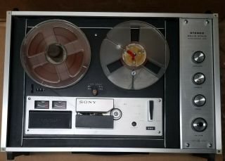Sony Tapecorder Tc - 260 Vintage Reel To Reel Deck Tape Player -