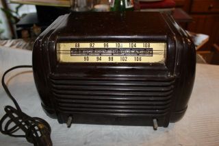 Fada Model 795 Vintage Tube Fm Table Radio Superheterodyne Parts Repair - Lotl