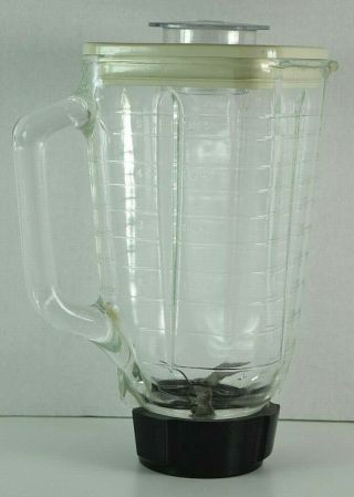 VTG Oster Regency Kitchen Center Glass Blender Jar/Lid Replacement Parts 5 cups 2