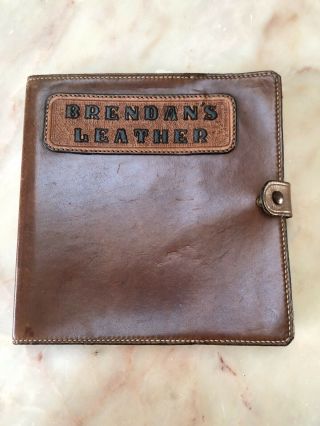 Brendans Smith 1972 Vintage Leather Work Craft Tool Leatherwork Book