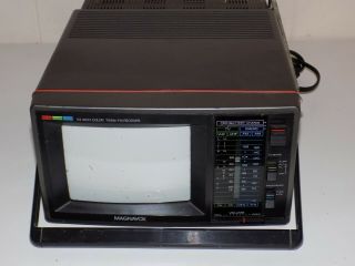 Vintage Magnavox 5.  5 Inch Color Tv Am - Fm Receiver Radio Cg3921 Ch