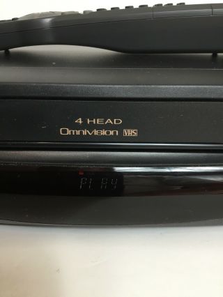 Quasar 4 - Head VCR VHQ940 with Remote 2