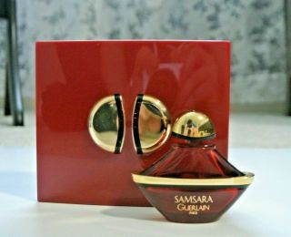 Vintage 1988 Guerlain Samsara 1/4 Oz (7.  5ml) Perfume Parfum Bottle 50
