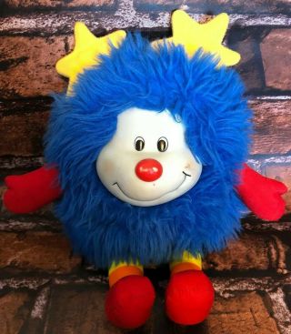 Rainbow Brite Blue Champ Sprite Plush Doll - Vintage 1983 Hallmark 12 " Tall