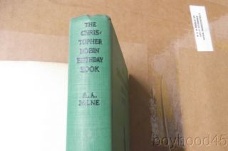 The Christopher Robin Birthday Book by A.  A.  Milne,  Illus.  by E.  H.  Shepard - 1936 3