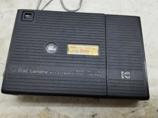 Kodak Disc 4000 Camera with case and disk 4