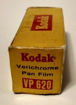 Kodak Verichrome VP620 Roll Film From August 1965 3