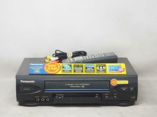 Panasonic Pv - V4522 Vcr Vhs Player Recorder Great