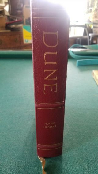 DUNE by Frank Herbert Easton Press Leather Book Science Fiction Masterpieces 87 6