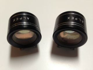 Vintage Alpex Wide Angle/telephoto Camera Lens Flash Shoe View Finder X 2