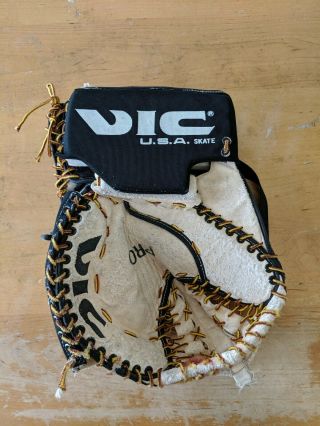 Vintage Vic Pro 500 Goalie Glove Set - Blocker,  Catcher (Catching Glove) 3