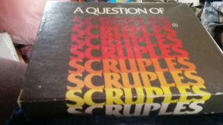A Question Of Scruples Card Game Vintage 1984