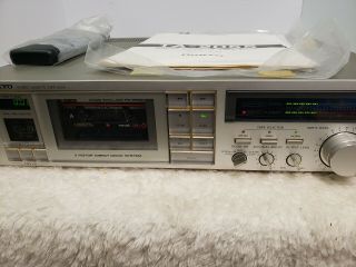 Onkyo Ta - 2055 Cassette Tape Deck - Vintage 1982 - 84