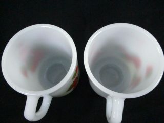 2 - Vtg 1980 Anchor Hocking Strawberry Shortcake Milk Glass Coffee Mug 4