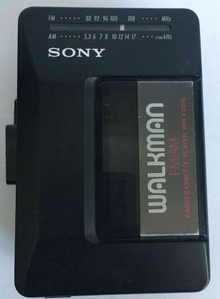 Vintage Sony Walkman Fm Am Cassette Player Wm - F2015 Needs Some Help