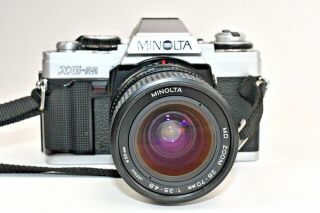 Vtg Minolta Xg - M 35mm Film Camera 28 - 70mm F3.  5 Macro Zoom Lens Xgm - Wonderful