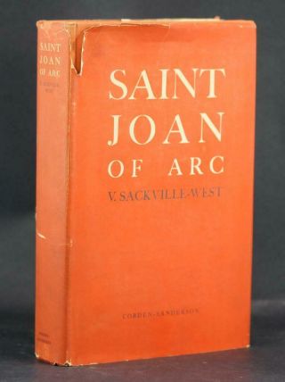 Vita Sackville - West 1936 First Edition Saint Joan Of Arc Hardcover W/dustjacket