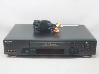 Sony Slv - N71 Vcr Vhs Player/recorder Great