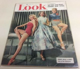 Vintage “look” Mag 6 - 30 - 53 Marilyn Monroe,  Lauren Bacall & Betty Grable On Cover