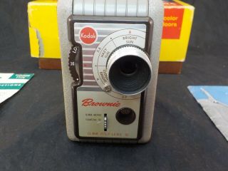 Vintage Kodak Brownie 8mm Movie Camera Model 2 with Box & Instructions 3