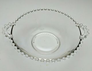 Imperial Candlewick Bowl W Handles Vintage Candlewick Clear Serving Bowl 8 1/4 "