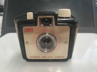 Vintage Kodak Brownie Bullet Camera Dakon Lens With Strap
