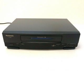 Panasonic Pv - V4601 4head Vhs Vcr Video Recorder Hi - Fi Stereo Omnivision