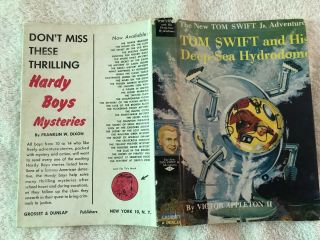 Tom Swift Jr.  11 " His Deep - Sea Hydrodome " W/dust Jacket Add 