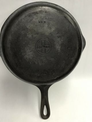 Vintage Griswold Number 8 Cast Iron Small Logo Skillet 704 F Erie Pa