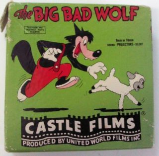 The Big Bad Wolf Castle Films Produced By United World Films 8mm Headline Edit
