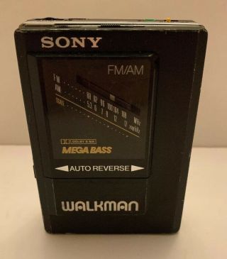 Vintage Sony Walkman Radio Cassette Player Wm - Af604/bf604 Parts
