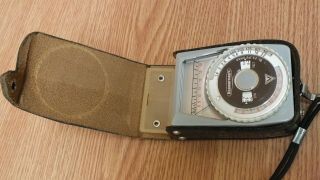 Leningrad 4 Vintage Soviet Light Meter,  Exposure Meter.  Made In Ussr