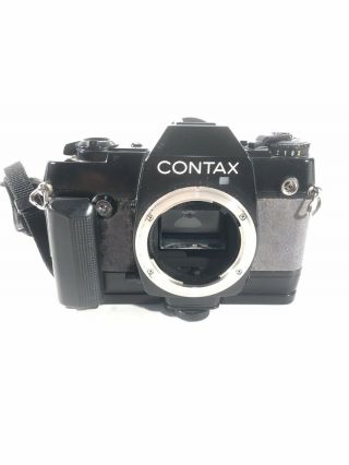 Vintage Contax Camera 137 Md Quartz No Lens Body Only Rough But