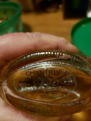 Vintage Bottle Of Houbigant Chantilly Eau De Cologne Perfume 7.  75oz Big Bottle 4