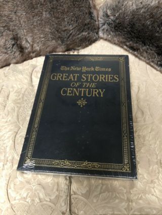 York Times Great Stories Of The Century Easton Press Book In Packaging