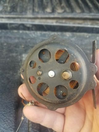 Vintage Japanese fly fishing reel with 3