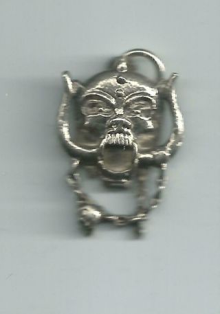 Motorhead 1979 Tour Pendent Snaggletooth Badge Official Vintage Merch