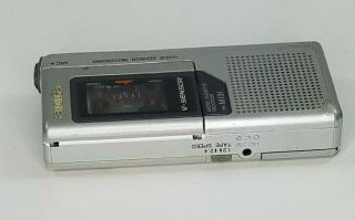 Vintage Aiwa TP - M131 Micro Cassette Recorder Voice Sensor Recording 2