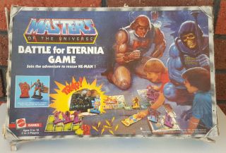 Masters Of The Universe Battle For Eternia Board Game - He Man - 1985 Vintage