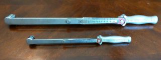 Vintage Jh Williams & Co Torque Wrench - 1/2 & 1/4 Drive Set Pair - S - 58 Model
