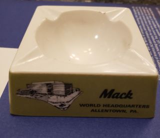 Vintage Mack Truck World Headquarters Plastic Ashtray