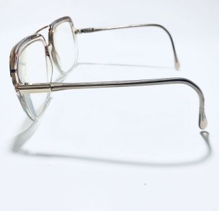 Luxottica Leo 2 Vintage Aviator Brown Taupi RX Eyeglass Glasses Frames 60 18 150 2