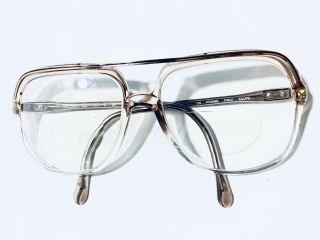 Luxottica Leo 2 Vintage Aviator Brown Taupi RX Eyeglass Glasses Frames 60 18 150 5