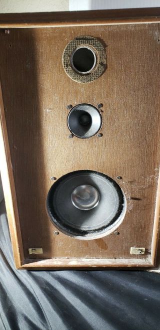 Pair Vintage 1970 Sansui SP - 30 High - Quality 2 - Way Speakers w/Wood Lattice Grills 8