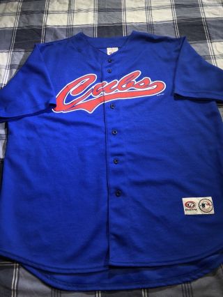 Vintage Chicago Cubs Sammy Sosa Jersey Size Men’s Xl True Fan 2001 Mlb Baseball