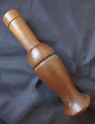Vintage Wood JIM BLAKEMORE Olive Branch.  IL Illinois wooden Goose DUCK CALL 2