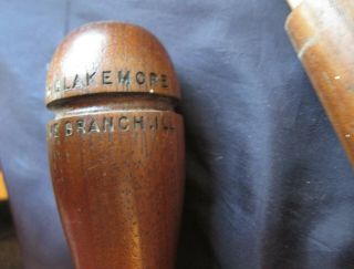 Vintage Wood JIM BLAKEMORE Olive Branch.  IL Illinois wooden Goose DUCK CALL 6