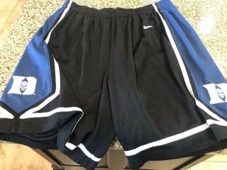 Vintage Nike Duke Blue Devils Basketball Shorts Adult Xxl 2xl Blue Black Mens